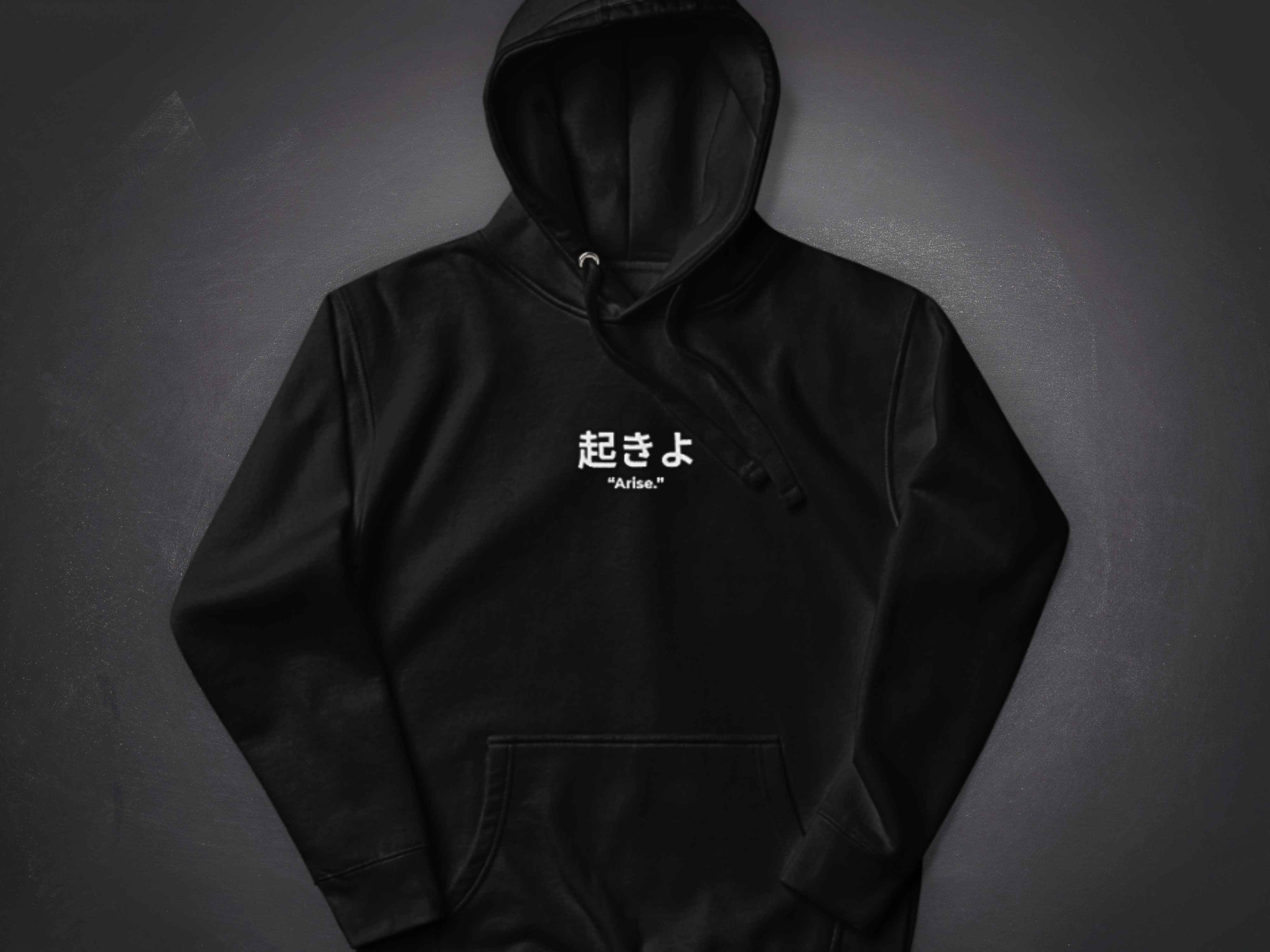 Arise Hoodie – 起きよ embroidered